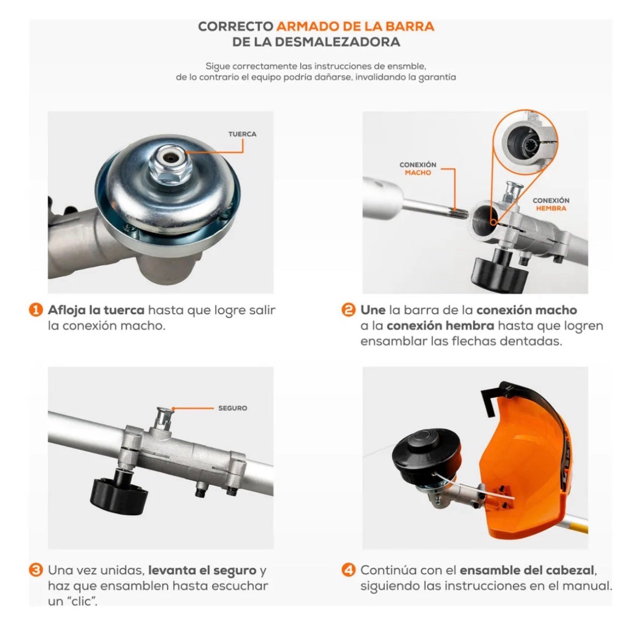 Desbrozadora a gasolina EVANS