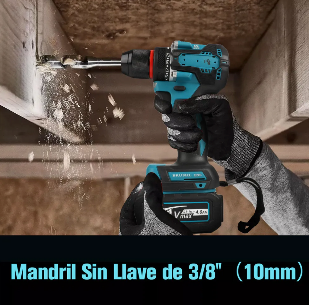 Kit llave de llave de impacto más taladro