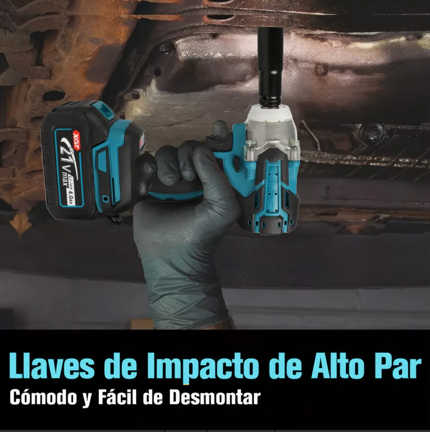 Kit llave de llave de impacto más taladro