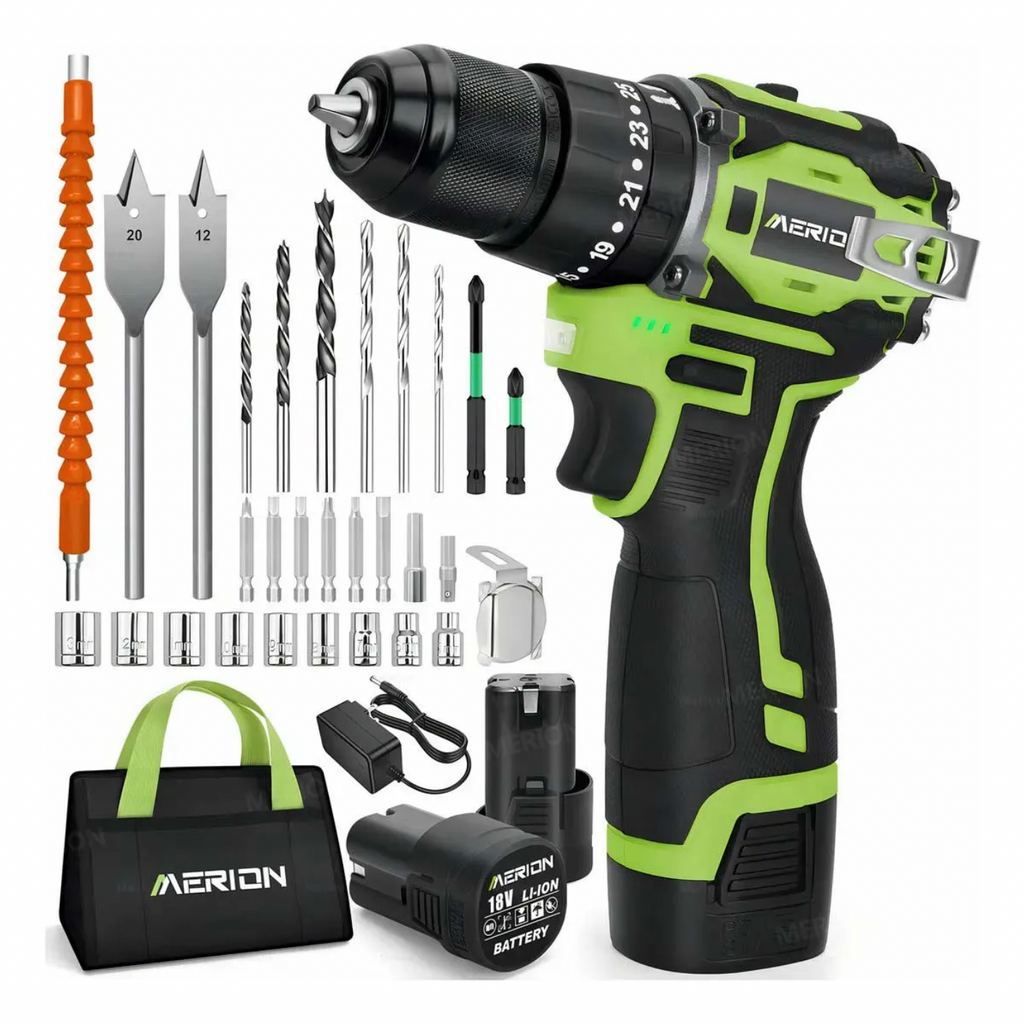 Kit taladro atornillador Merion