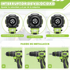 Kit taladro atornillador Merion