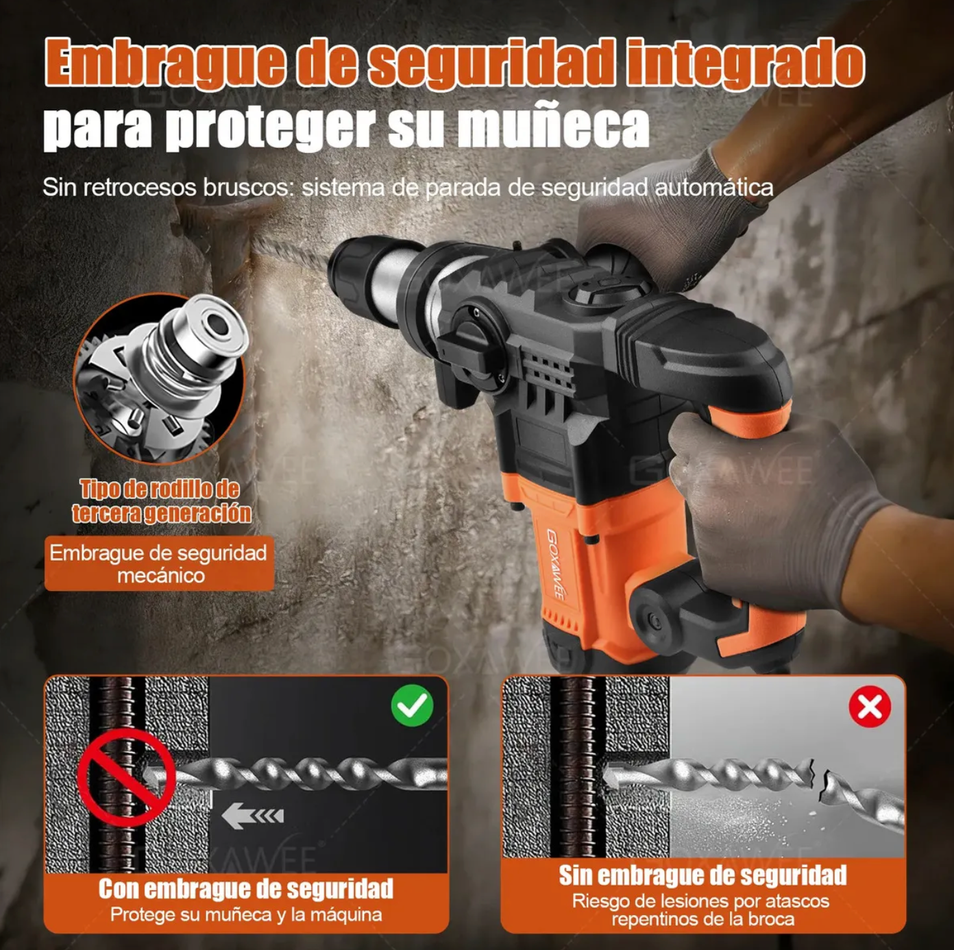 ROTOMARTILLO ELÉCTRICO GOXAWEE