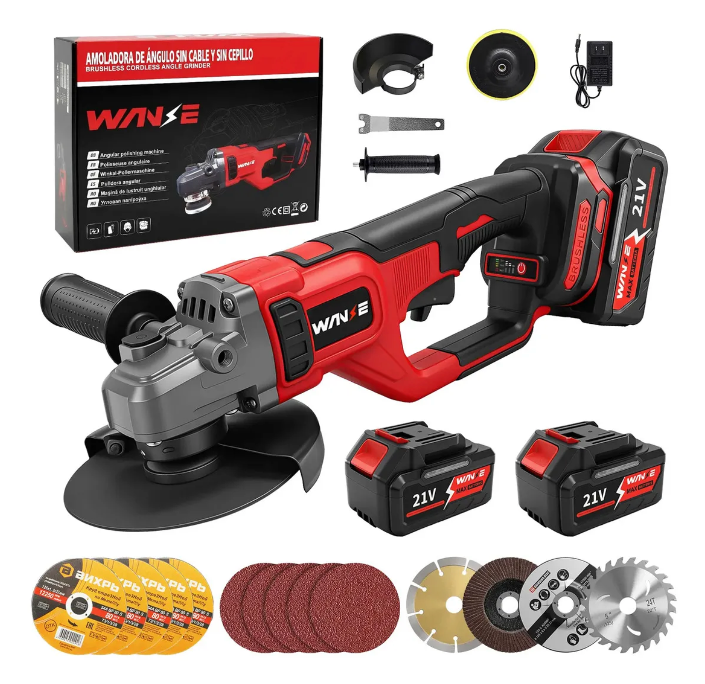 ESMERILADORA INALÁMBRICA WANSE